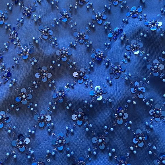 Brand new Royal blue fur dress - Picture 8 of 12